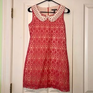 Gracia eyelet shift dress size small